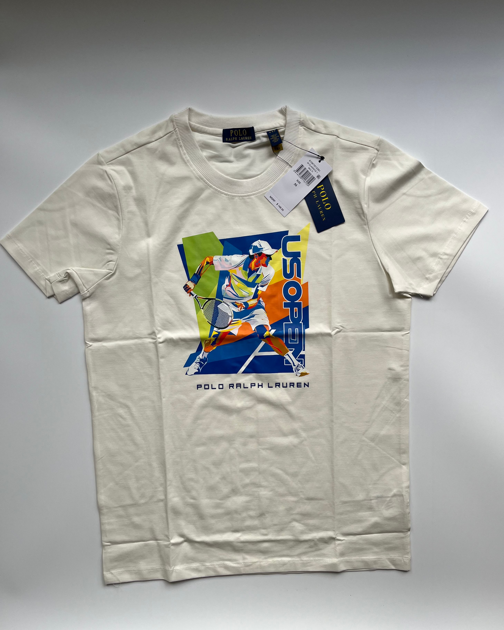 POLO*RL White Tennis US Open Classic Fit Polo T-shirt