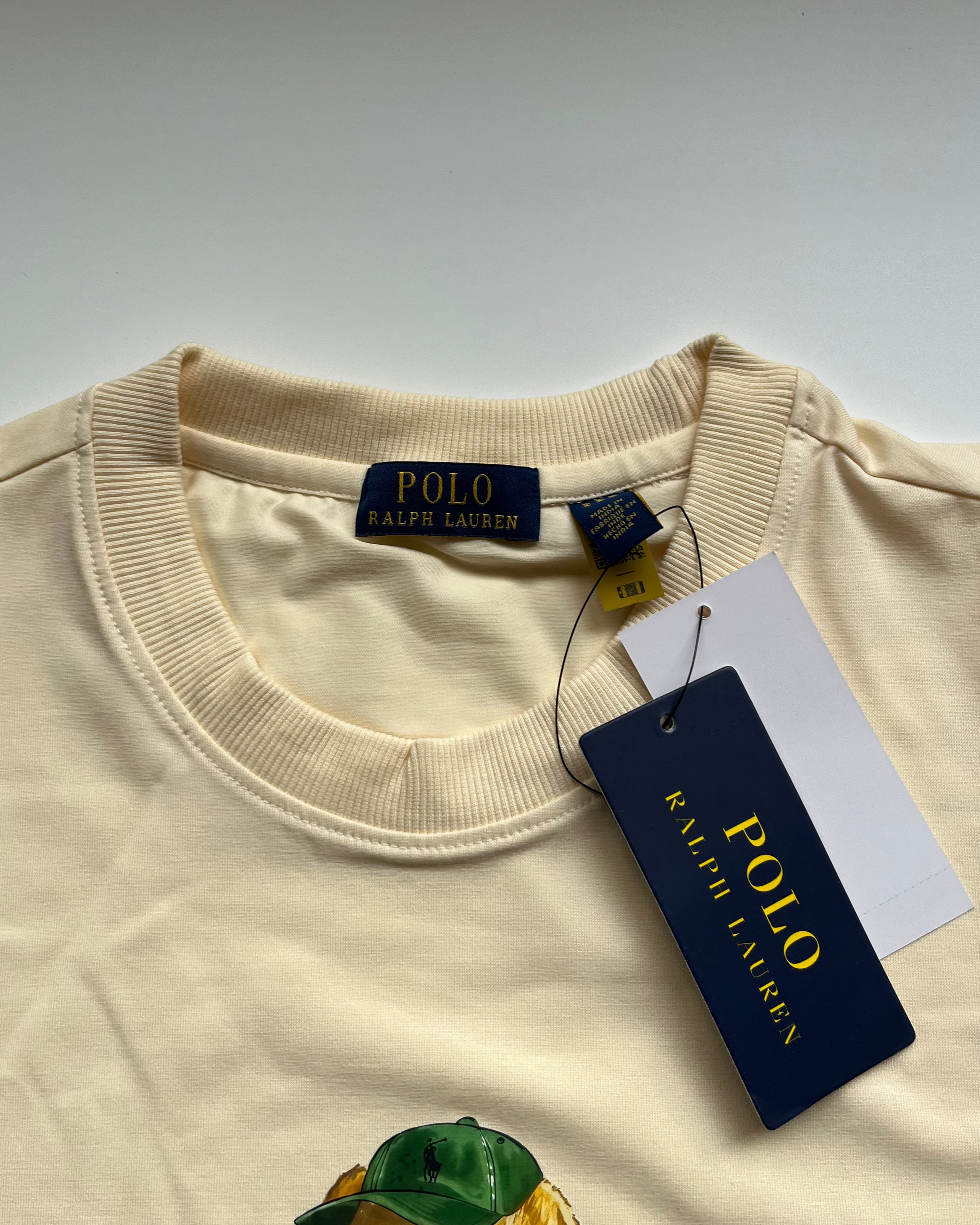 POLO*RL Beige US Open Classic Fit Polo Bear T-shirt