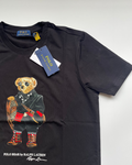 POLO*RL Black US Open Classic Fit Polo Bear T-shirt