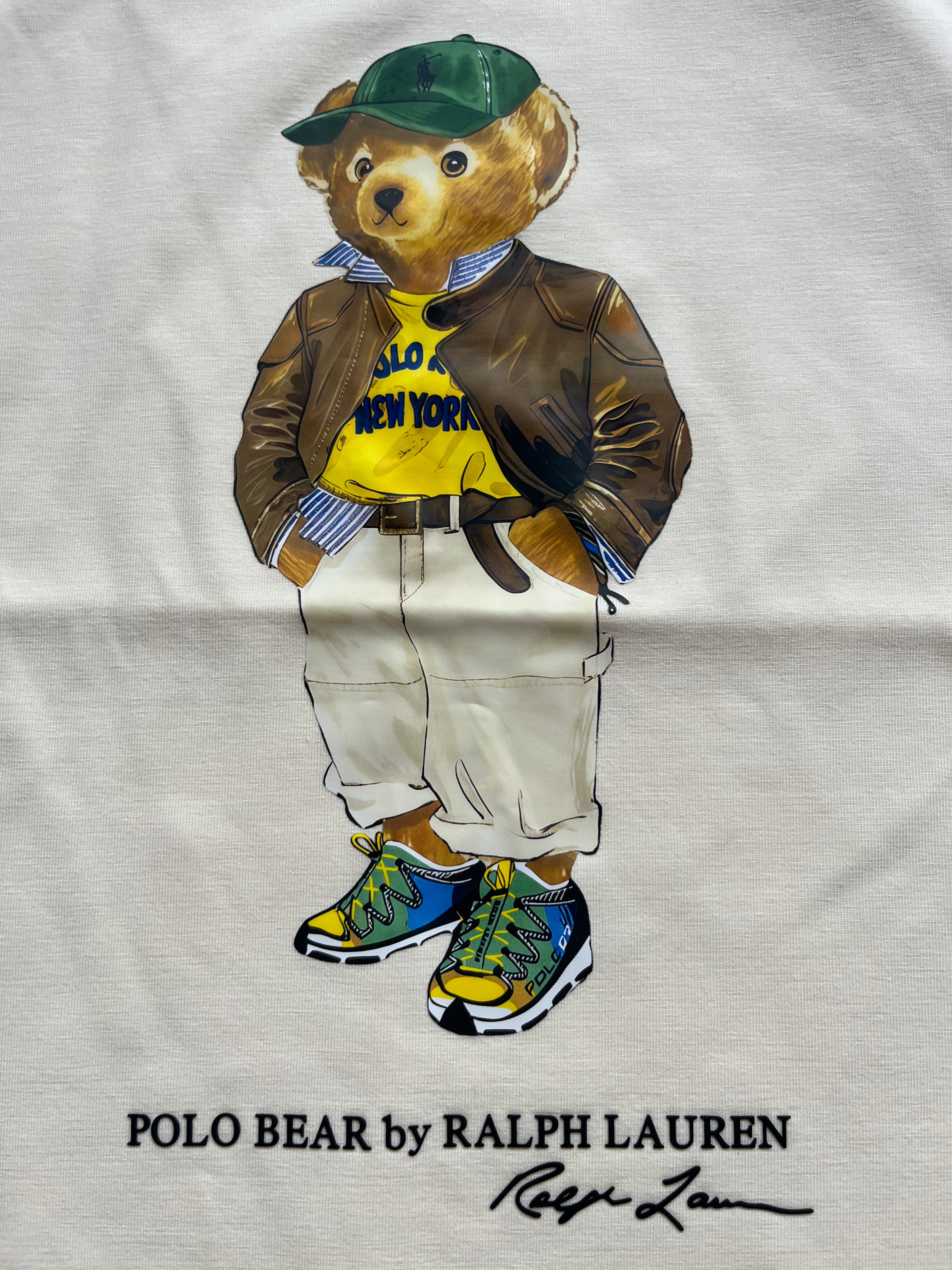 POLO*RL Beige US Open Classic Fit Polo Bear T-shirt