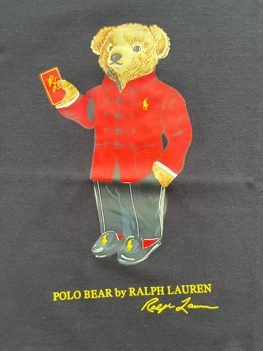 POLO*RL Navy Blue US Open Classic Fit Polo Bear T-shirt