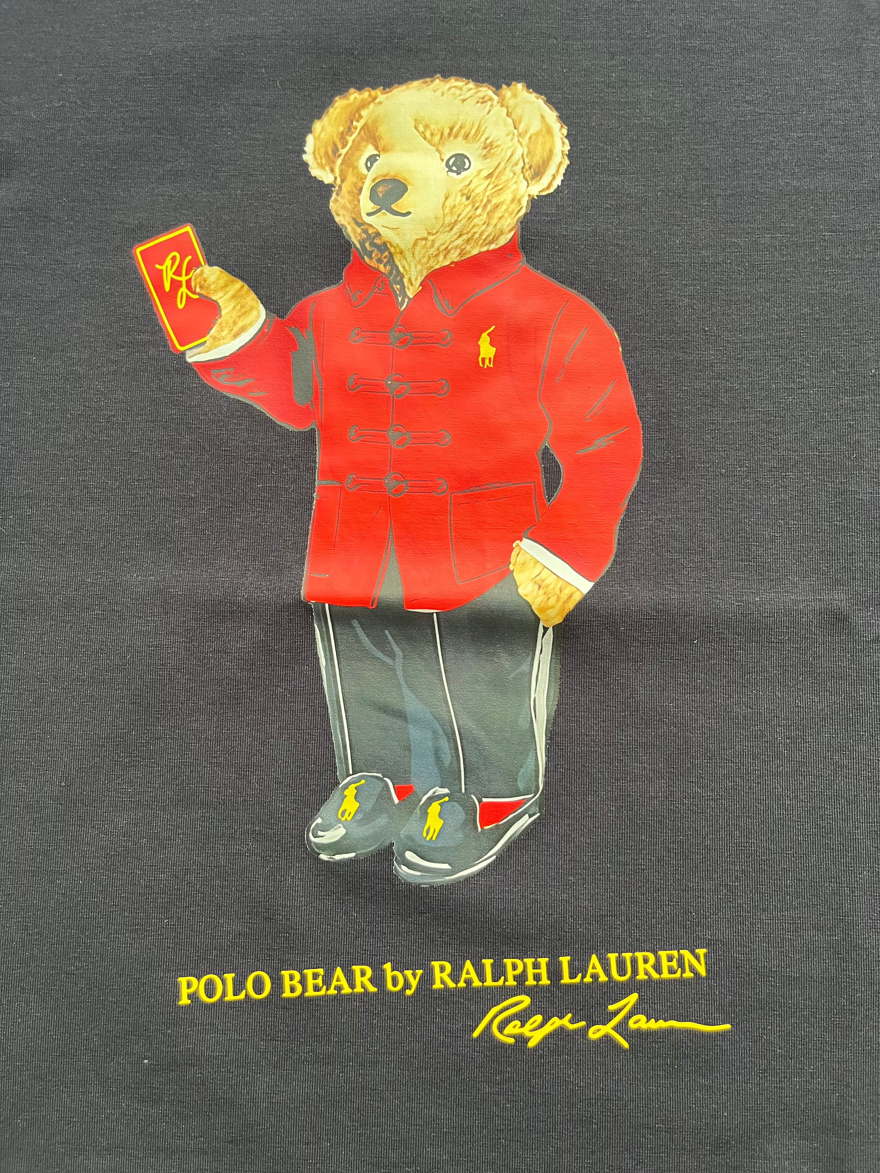 POLO*RL Navy Blue US Open Classic Fit Polo Bear T-shirt