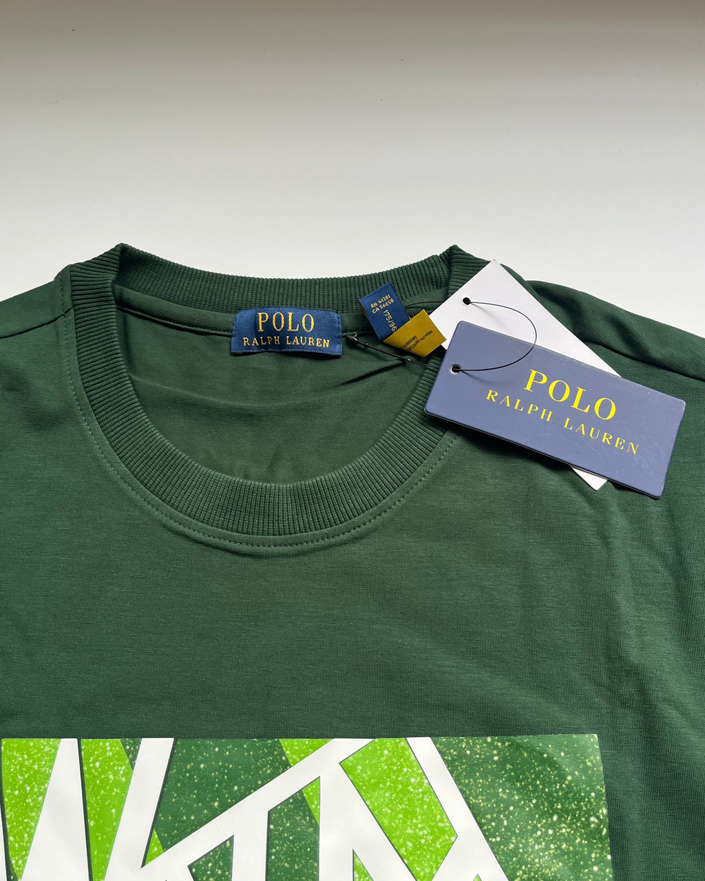 POLO*RL Green Wimbeldon US Open Classic Fit Polo  T-shirt