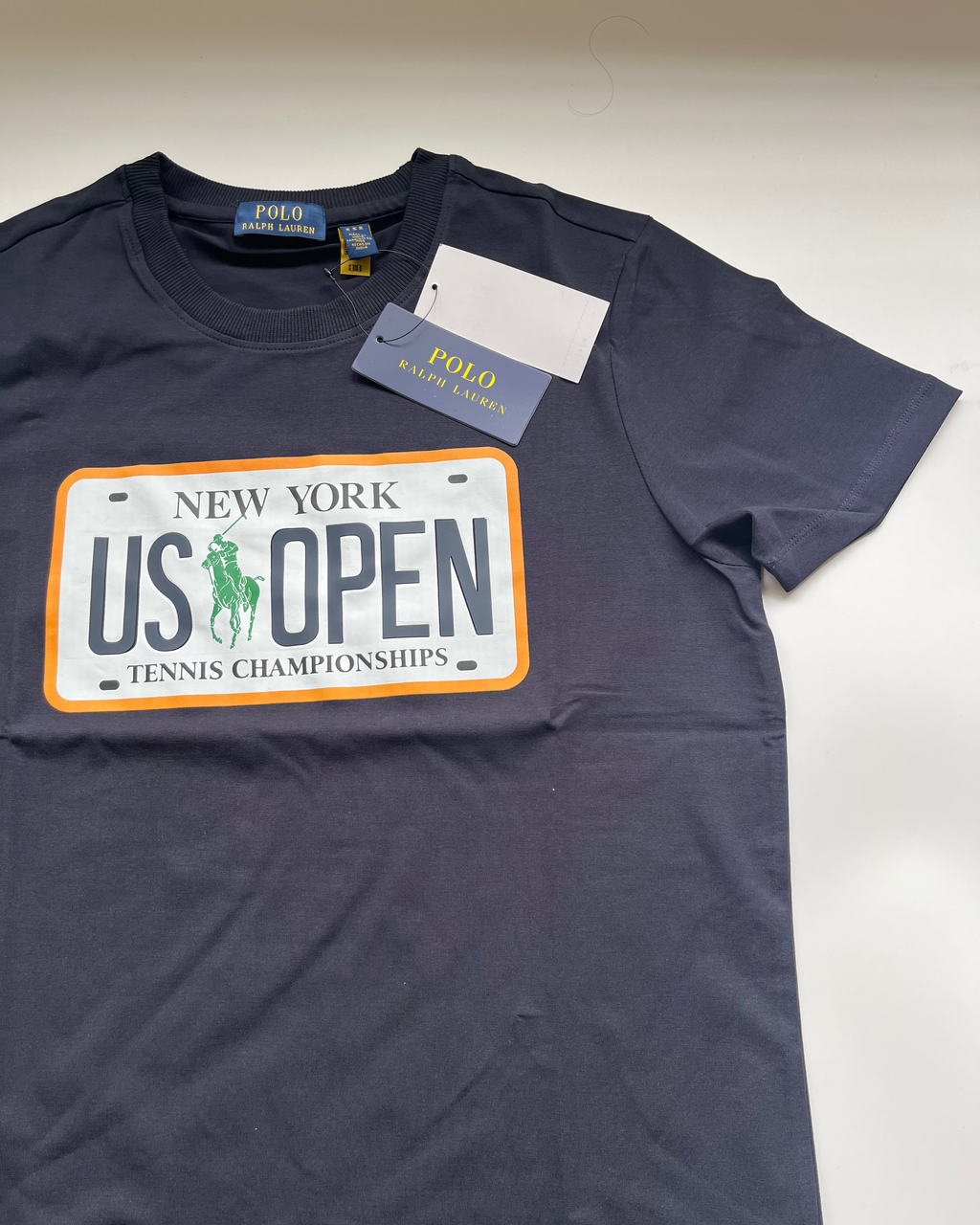 POLO*RL Navy Blue US Open Classic New York Fit Polo T-shirt