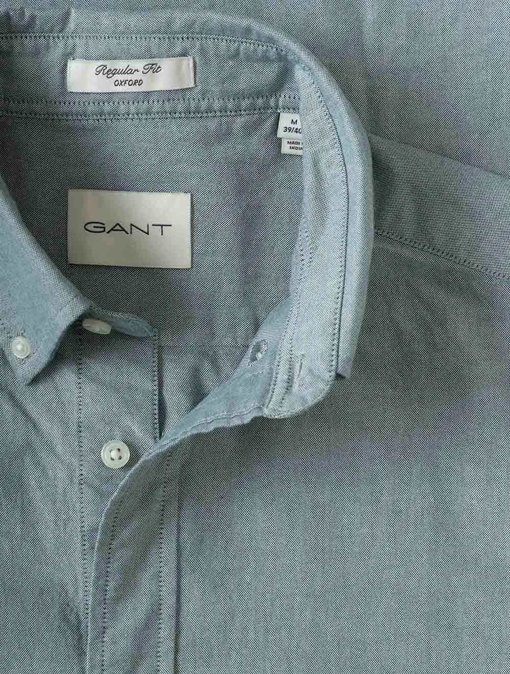 Regular Fit Oxford Shirt Emerald - Blue